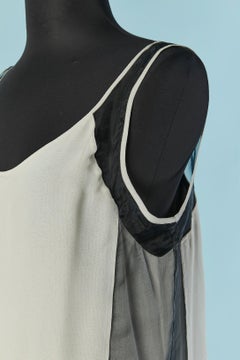 Multi-lays sleeveless color-block dress HELMUT LANG