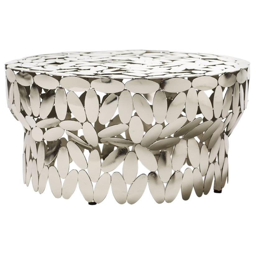 Multi Leaves Coffee Table in Gold Plated or Nickel Finish