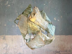 Multi Léonard Pendant Lamp in Bio Material with Natural Dyes by Thibault Philip