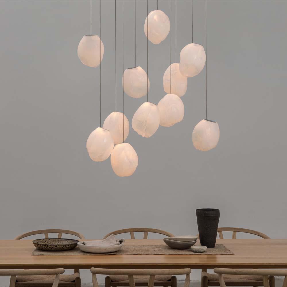Multi-light suspension 73v Serie 11 light fixture For Sale 1