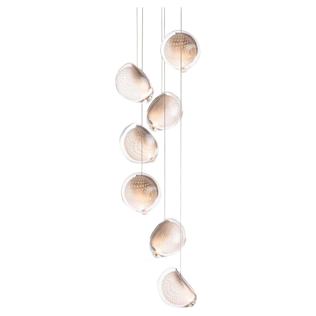 Multi-Light Suspension 76 - 7 Pendant Fixture For Sale