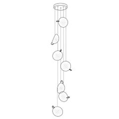 Suspension à plusieurs lumières 76 série, 7 plafonnier