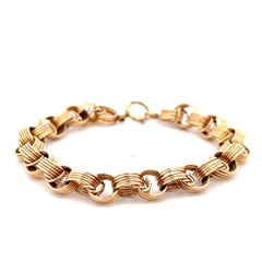 Bracelet à breloques multiples en or jaune 14K