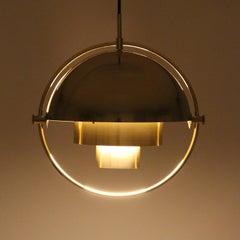 Multi-Lite Extremely Attractive Pendant Lighting by Louis Weisdorf Lyfa in 1974