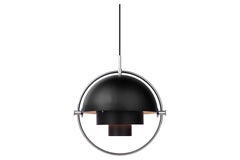 Colgante Multi-Lite, Cromo, Negro