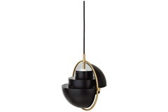 Lámpara Multi-Lite Colgante, Pequeña, Latón Negro, Negro