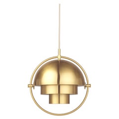 Multi-Lite Pendant Lamp, Small, Brass, Shiny
