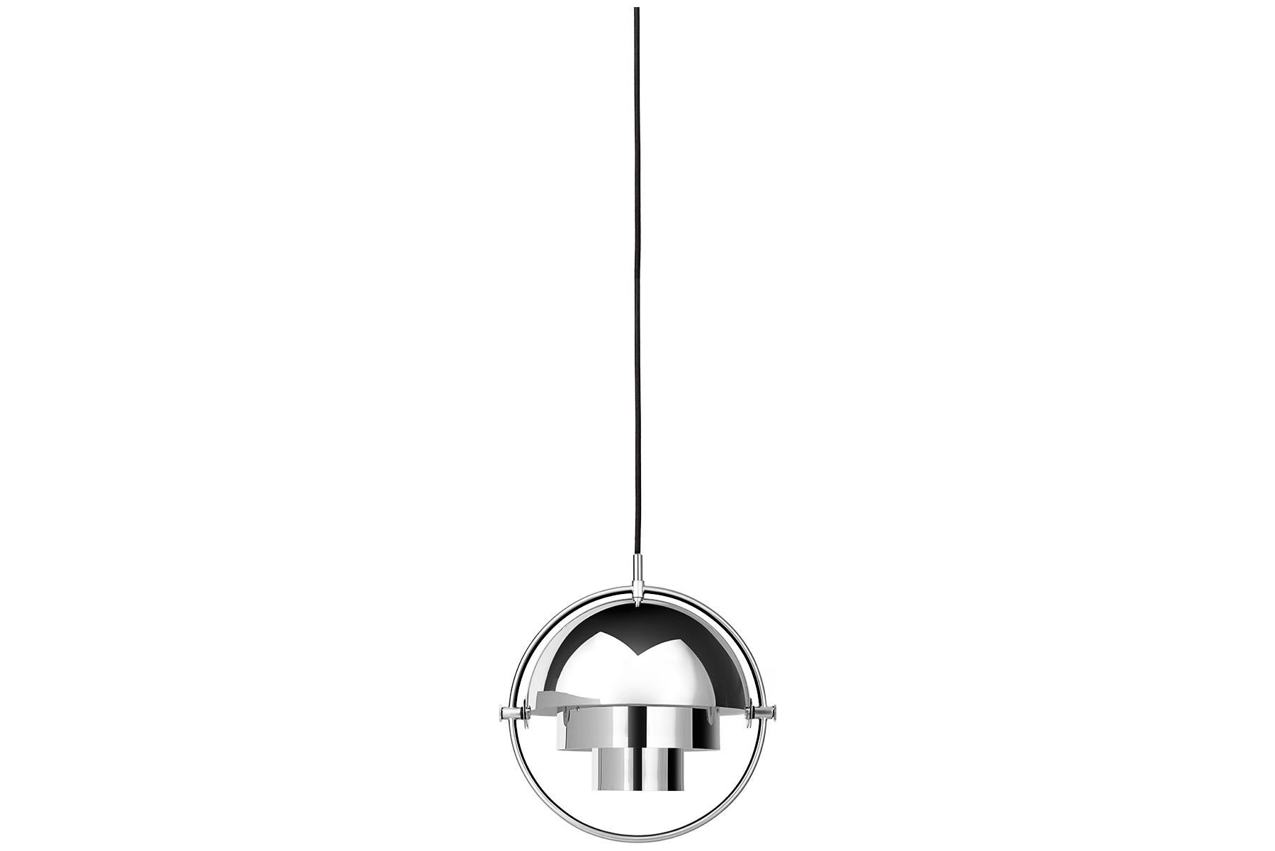 XXIe siècle et contemporain Lampe à suspension multi-lites - Petite, laiton, blanc en vente