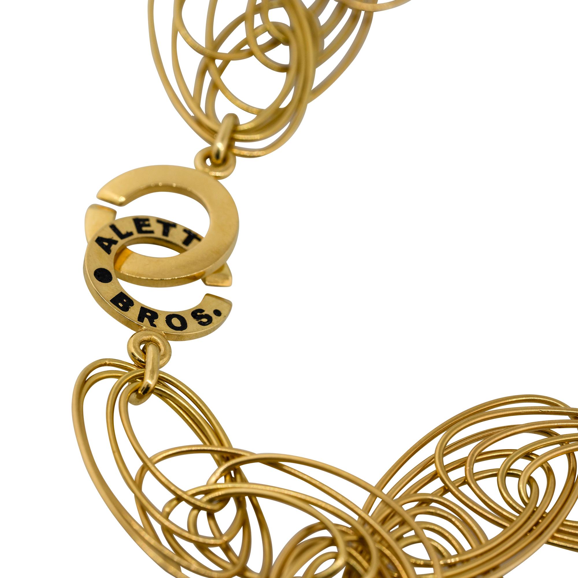 Multi Loop Ladies Necklace 18 Karat in Stock 1