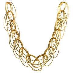 Multi Loop Ladies Necklace 18 Karat in Stock