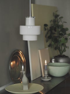 Glas-Pendelleuchte „Multi M“ in Weiß von Jokinen und Konu für Innolux