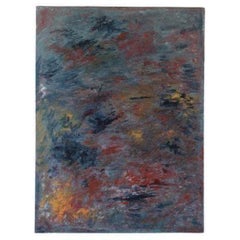 Multi-Media Painting, Contemporary Expressionism, Blue Lagoon