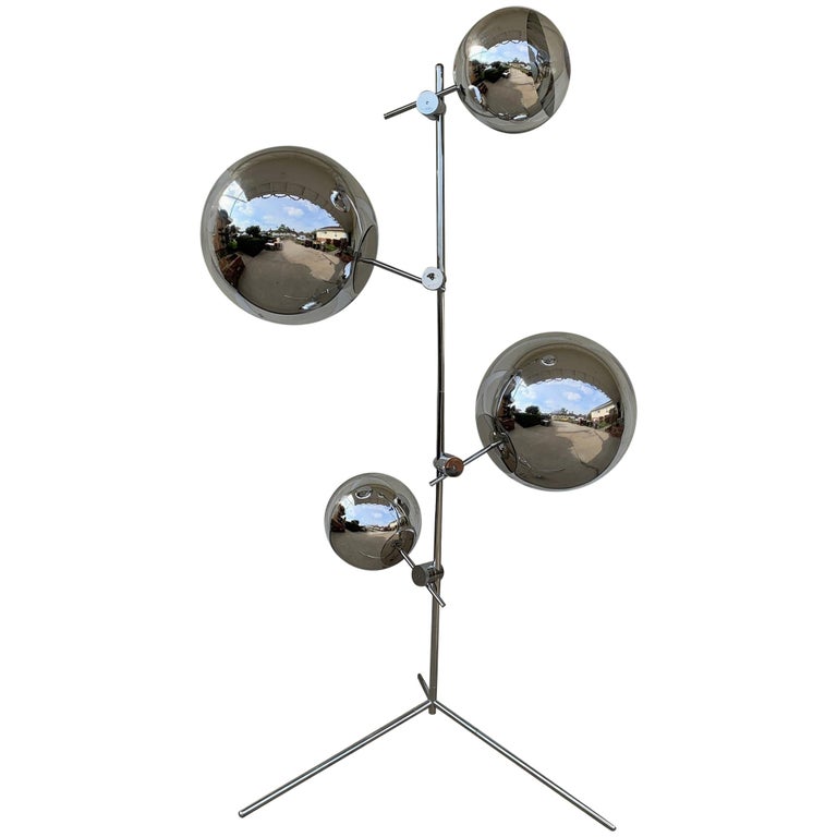 Multi Mirror Ball Floor Lamp By Tom, Metal Sphere Floor Lamp