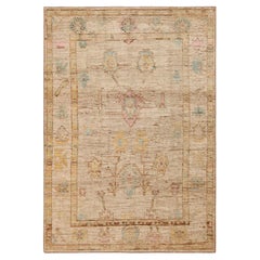 abc carpet Multi Modern Wool Rug - 6'11" X 9'9"