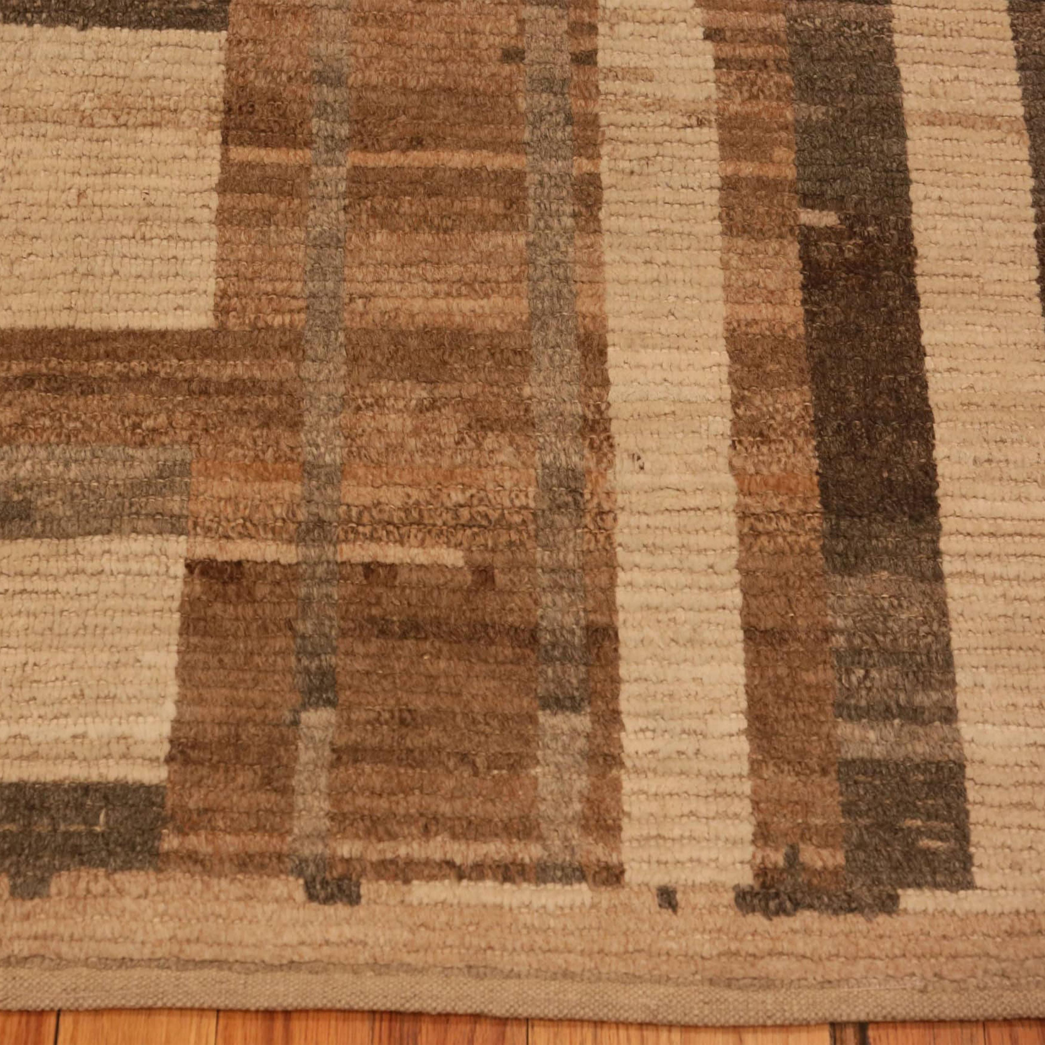 abc carpet Multi Modern Wool Rug - 9'1