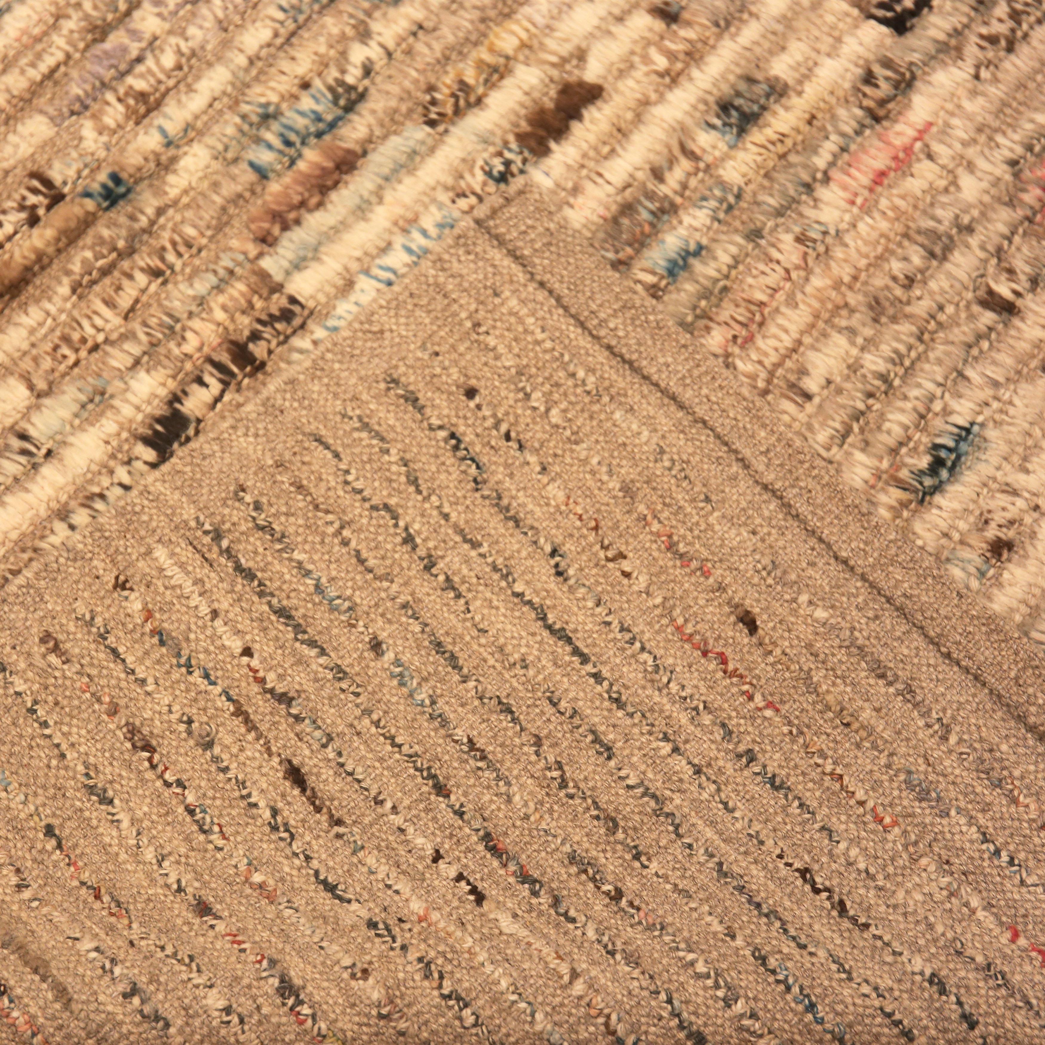 XXIe siècle et contemporain Tapis abc multi-moderne en laine - 3'6