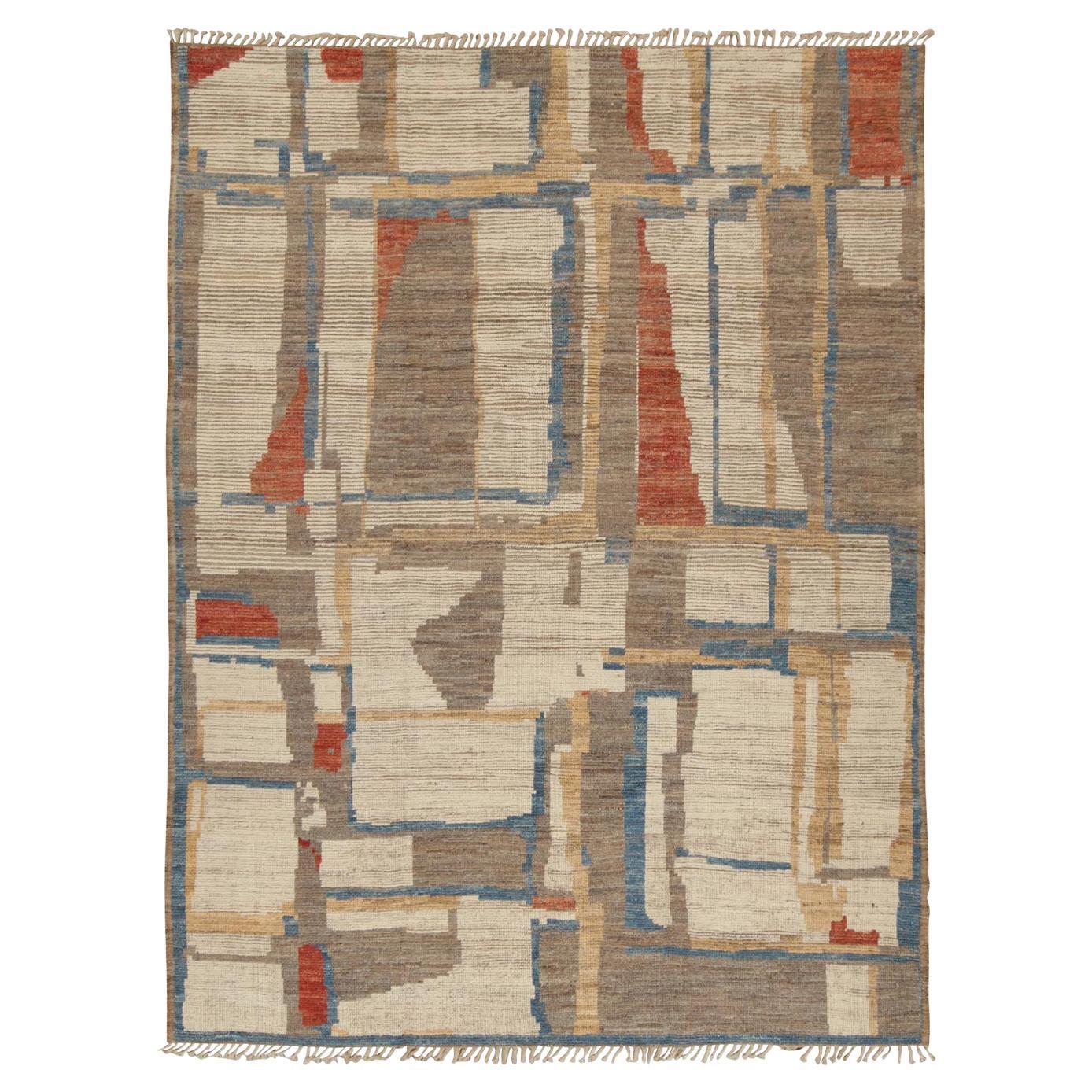 abc carpet Multi Moroccan Wool Rug - 8'5" x 11'3" For Sale