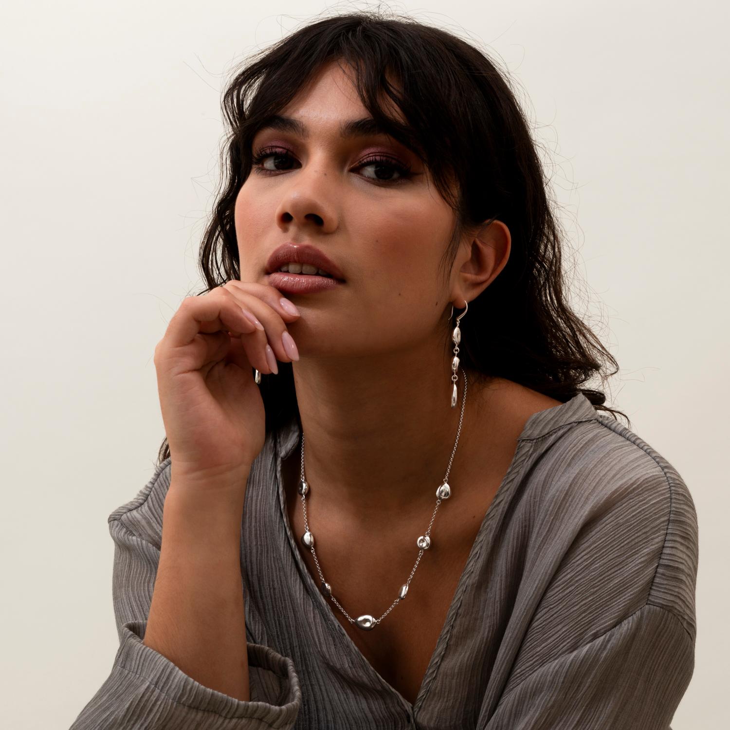 Collana Multi Pebble in argento sterling In condizioni Nuovo in vendita a London, GB
