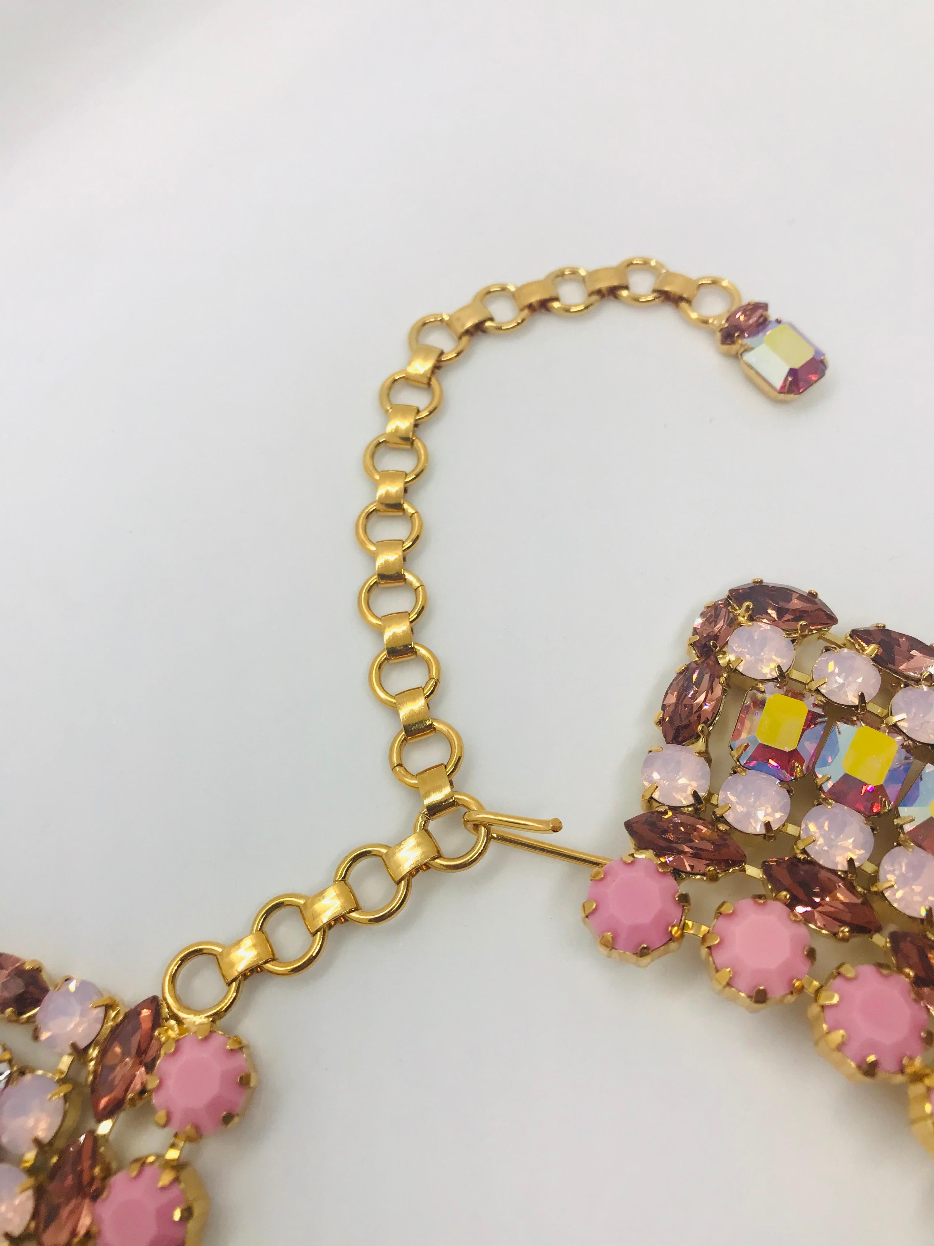 vintage swarovski crystal necklace