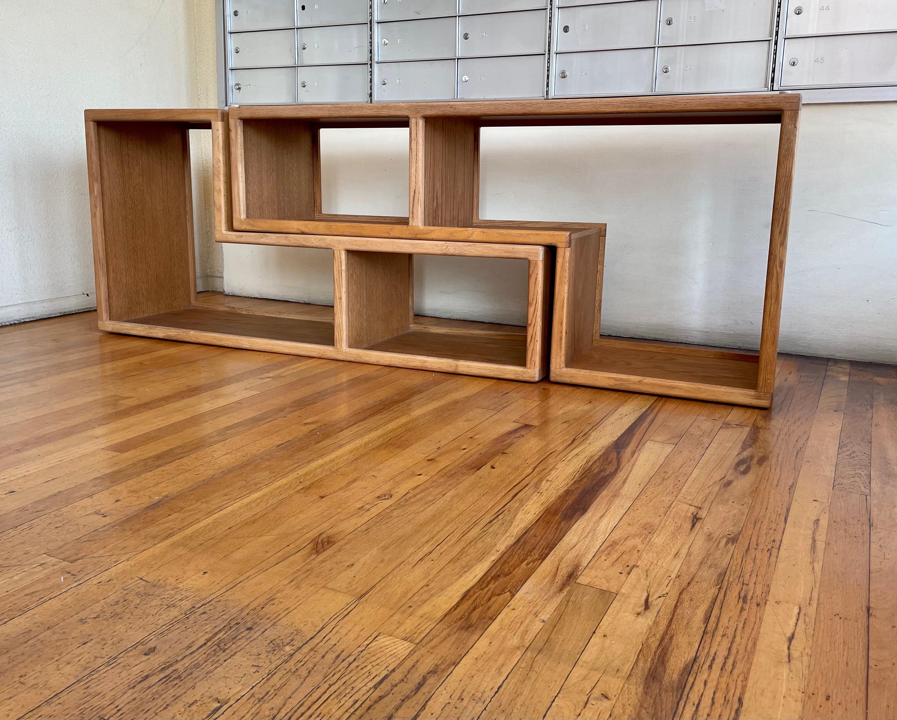l shaped room divider with door