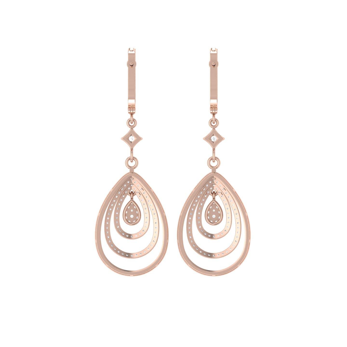 Codice articolo :- STE-1002R
Peso lordo :- 6.25 gm
Oro rosa massiccio 10k Peso :- 5,83 gm
Peso del diamante naturale :- 2.10 carati. (DIAMANTE DI PUREZZA MEDIA SI1-SI2 E COLORE H-I)
Dimensioni degli orecchini: 55 x 17,84 mm