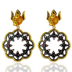 Multi Sapphire Armour Earrings