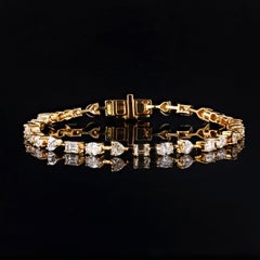 Multi Shape Diamond Bracelet