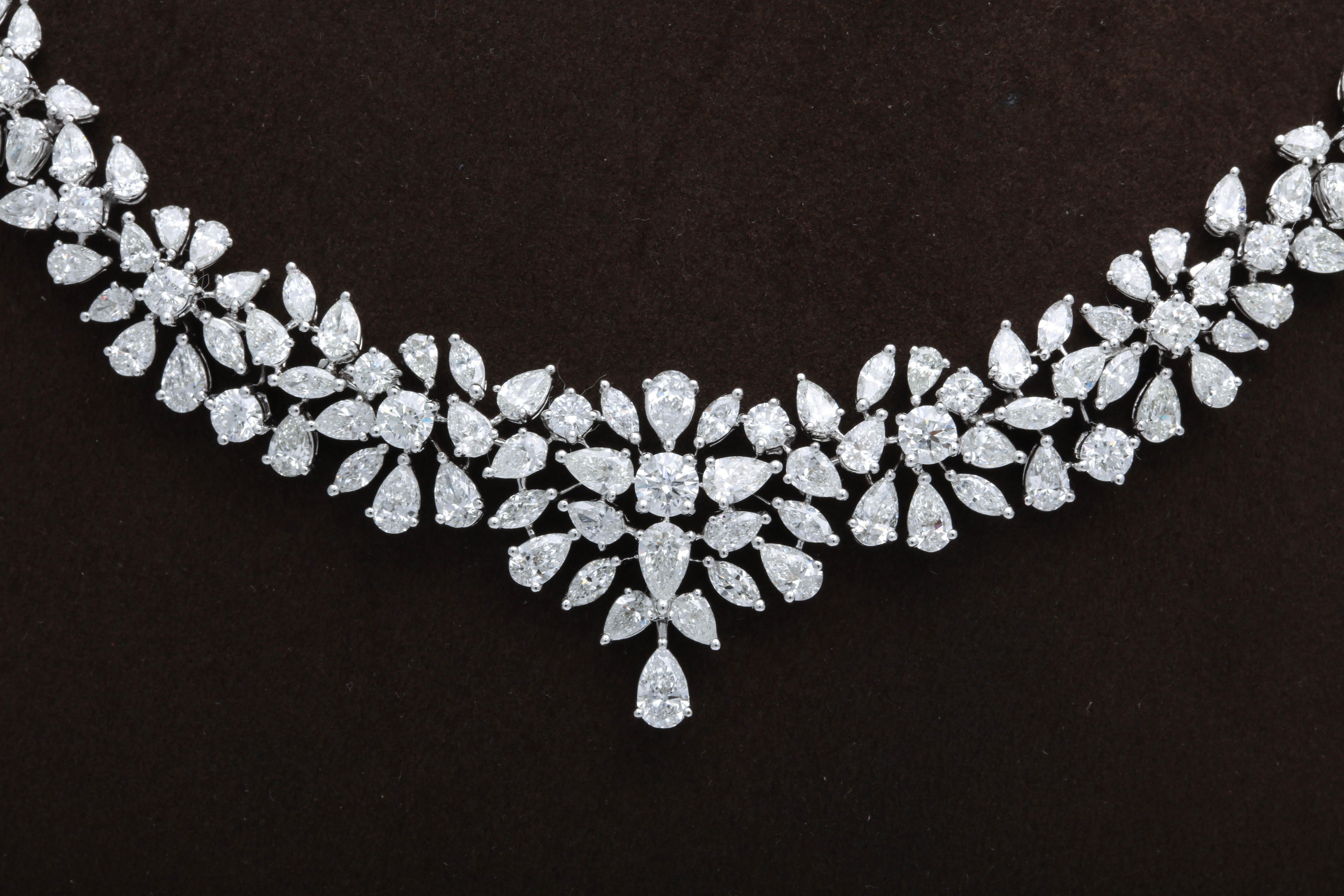 multiple diamond necklace