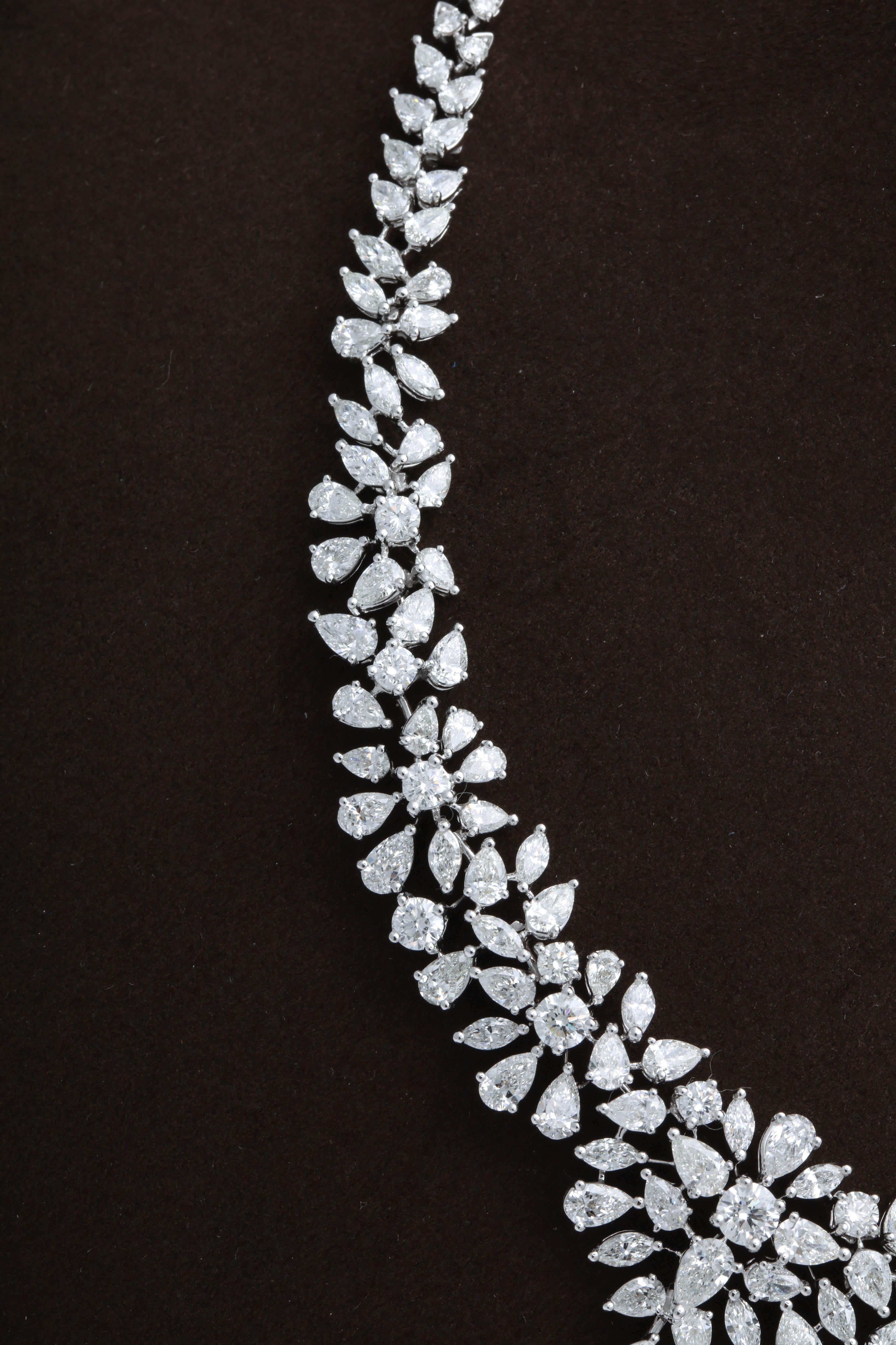 elegant diamond necklace