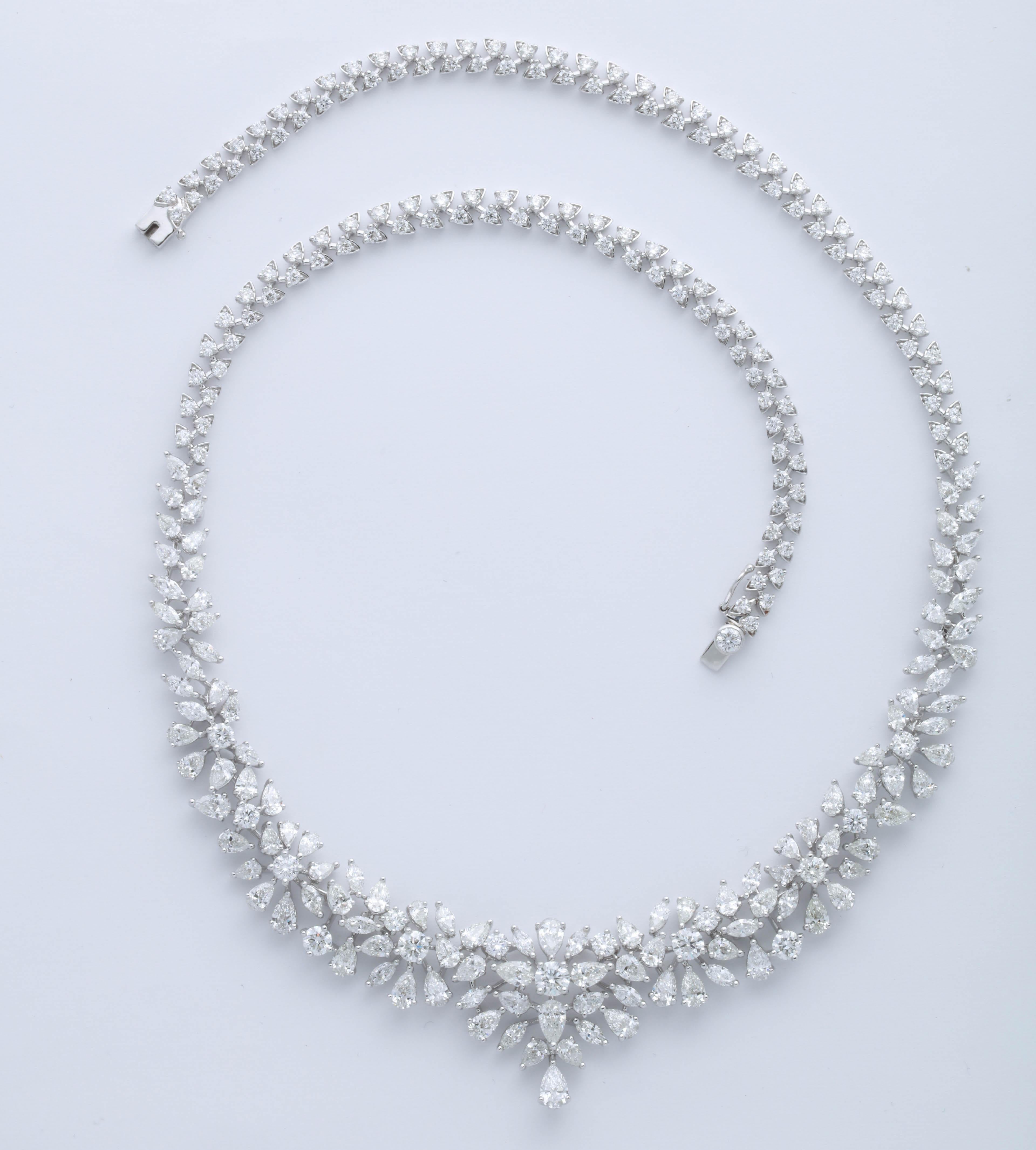 Women's Diamond Necklace For Sale
