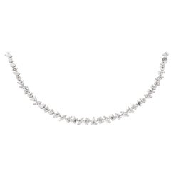 Retro Multi-Shape Diamond Necklace
