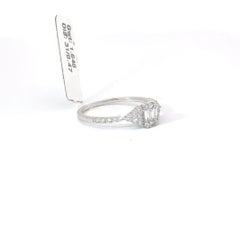 Multi Shape White Diamond Ring