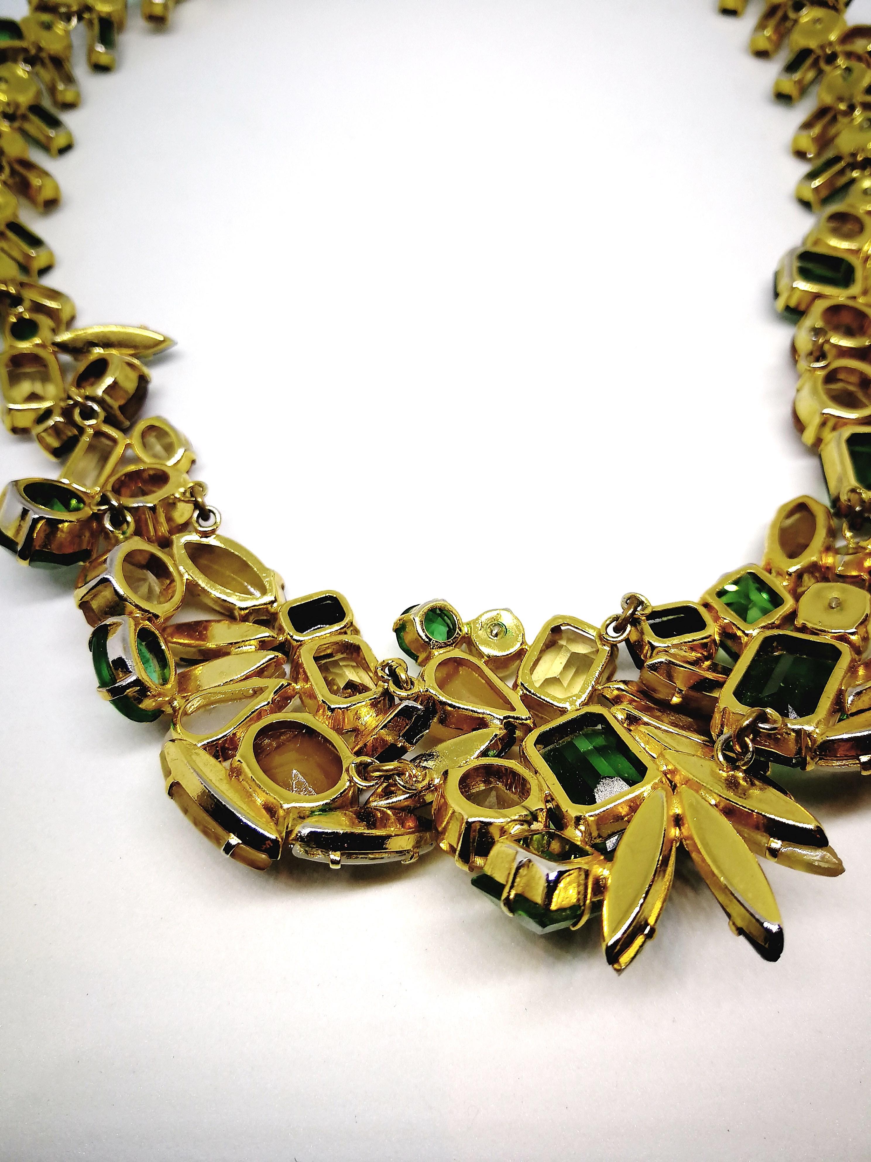 Multi shaped and multi coloured paste necklace, Christian Dior, Germany, 1962 5