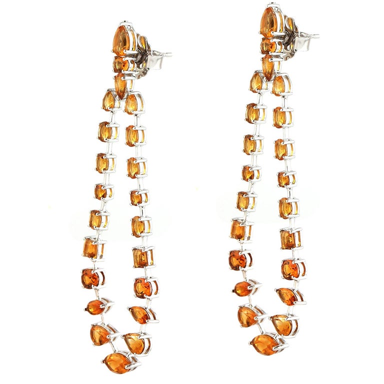 JULIE CITRINE QUARTZ EARRINGS MULTI main image 1