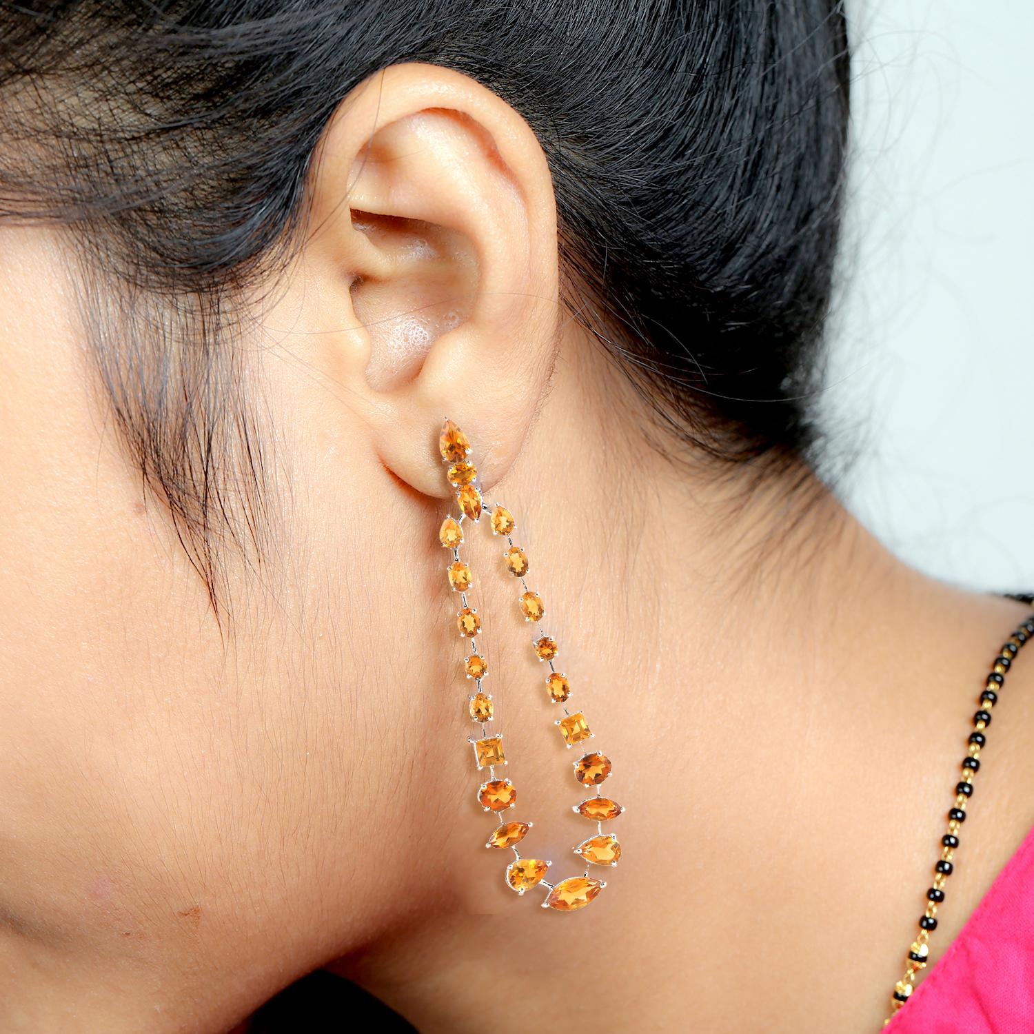 18KT:9.712g,
Citrine:10.96ct,
Size: 68X18