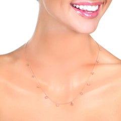 Multi Shaped Ice Diamond Chain Necklace Made In 18k Gold