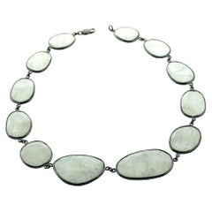 Multi Shaped Moonstone Chain Necklace
