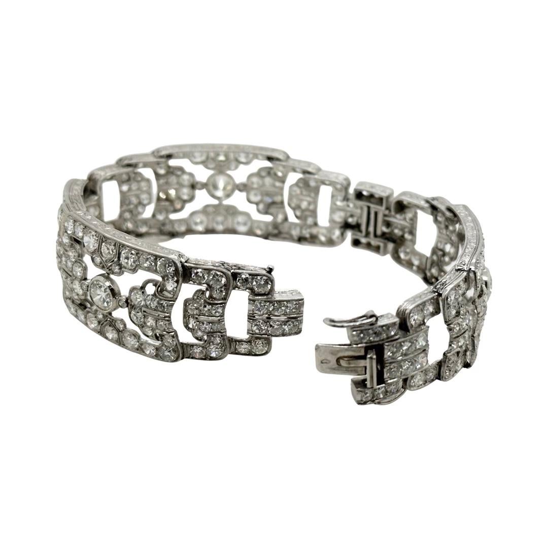 Old European Cut Multi-Shaped Vintage Diamond Bracelet