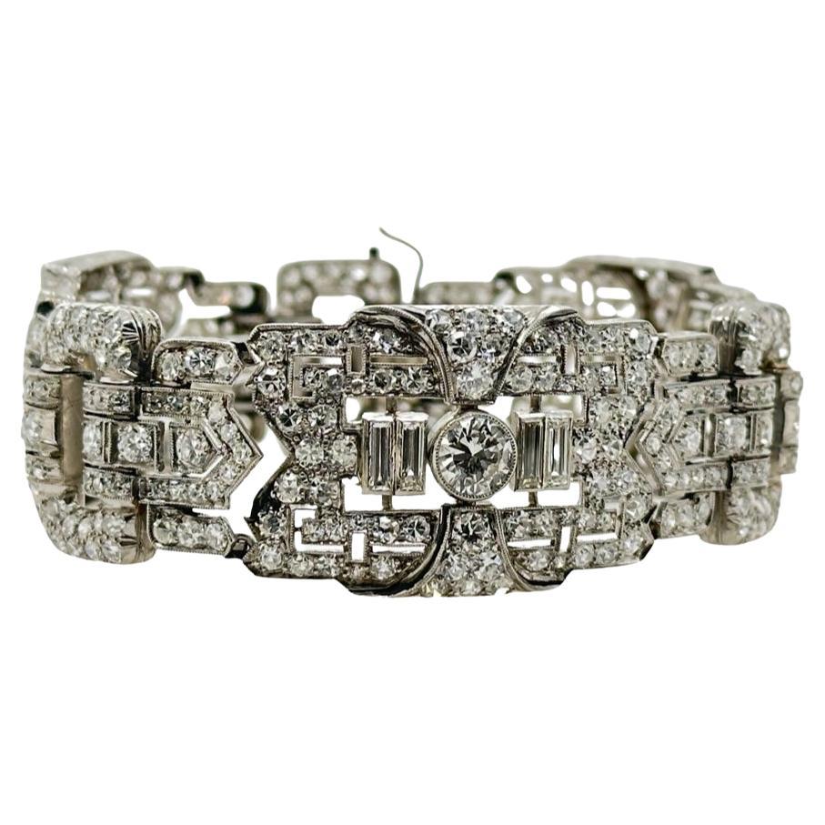 Multi-Shaped Vintage Diamond Bracelet