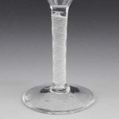 Multi Spiral Opaque Twist Wine Glass c1760