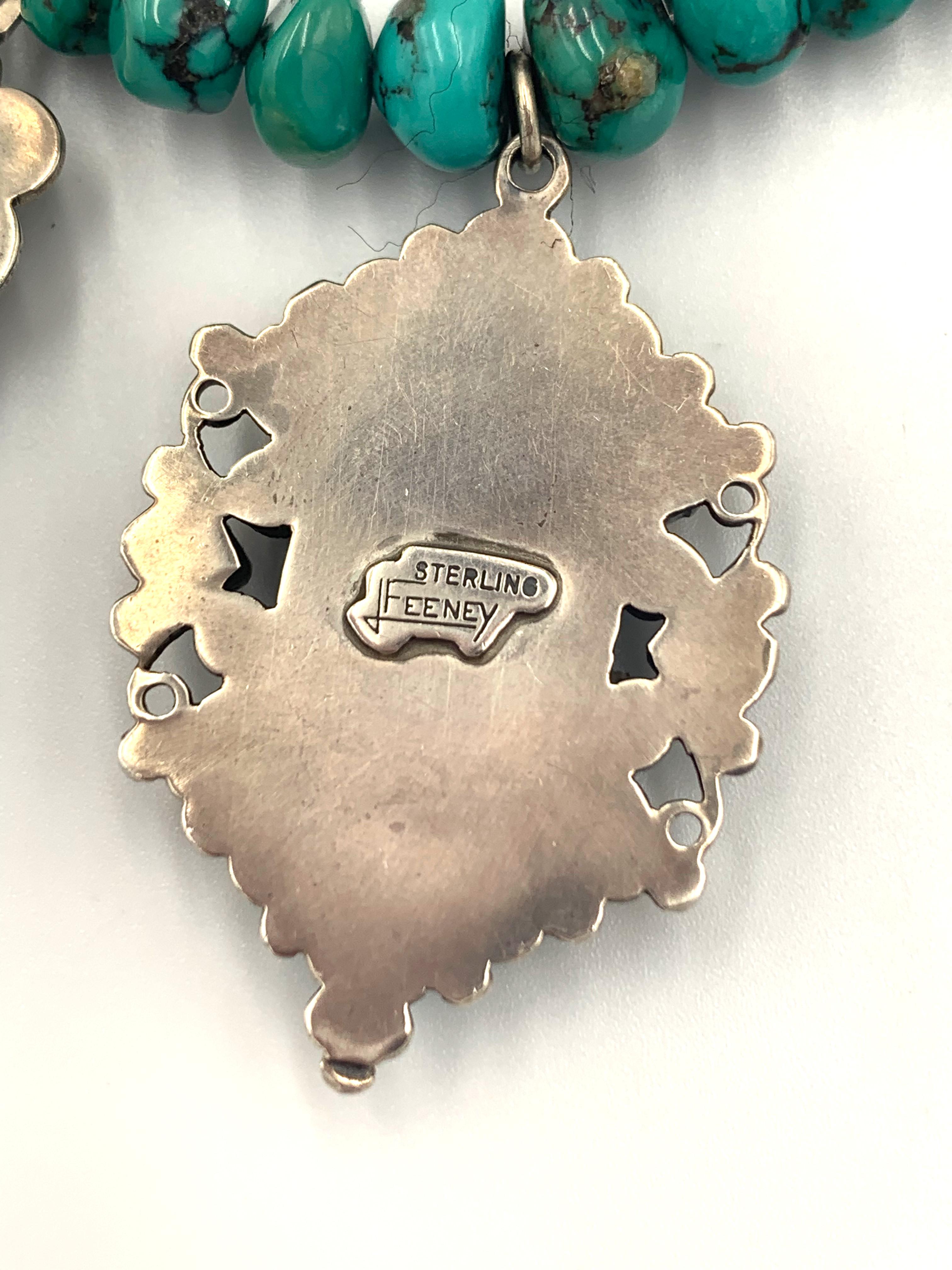 Multi-stone Charm Necklace by Leo Feeney For Sale 6
