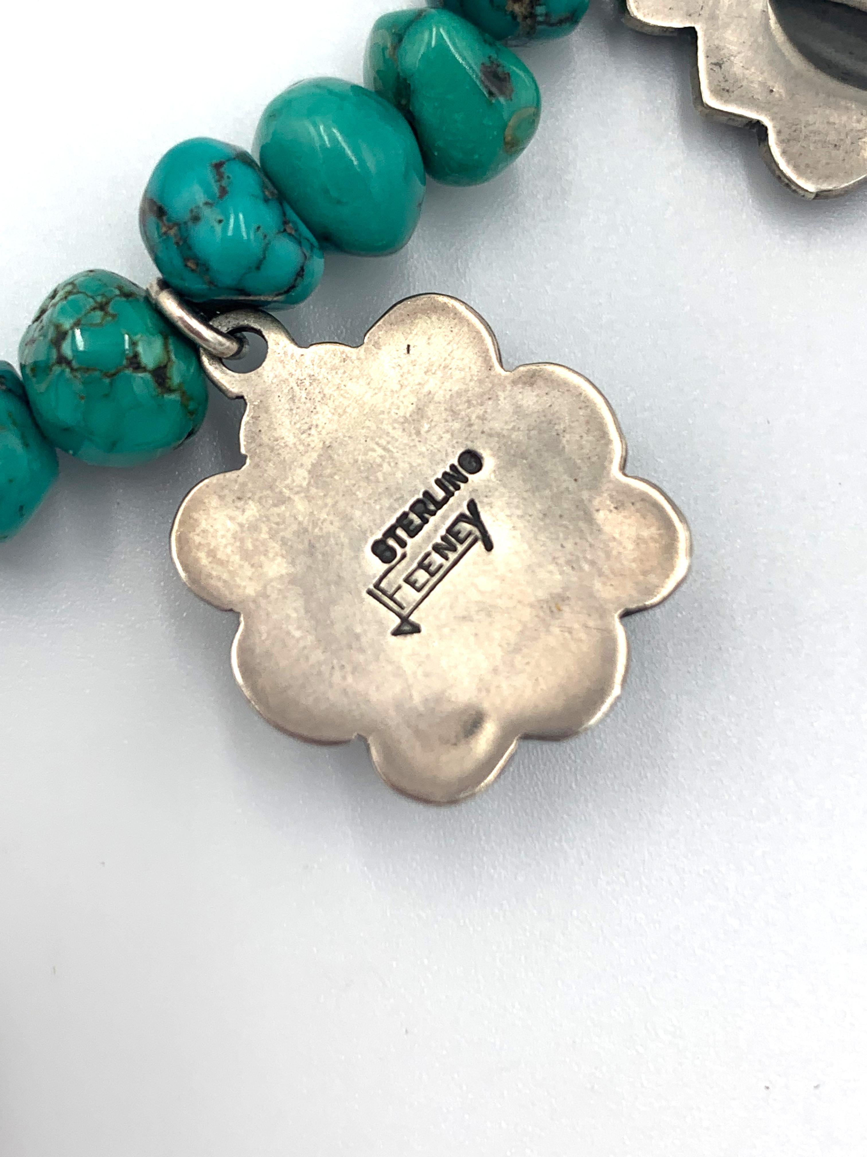 Multi-stone Charm Necklace by Leo Feeney For Sale 8