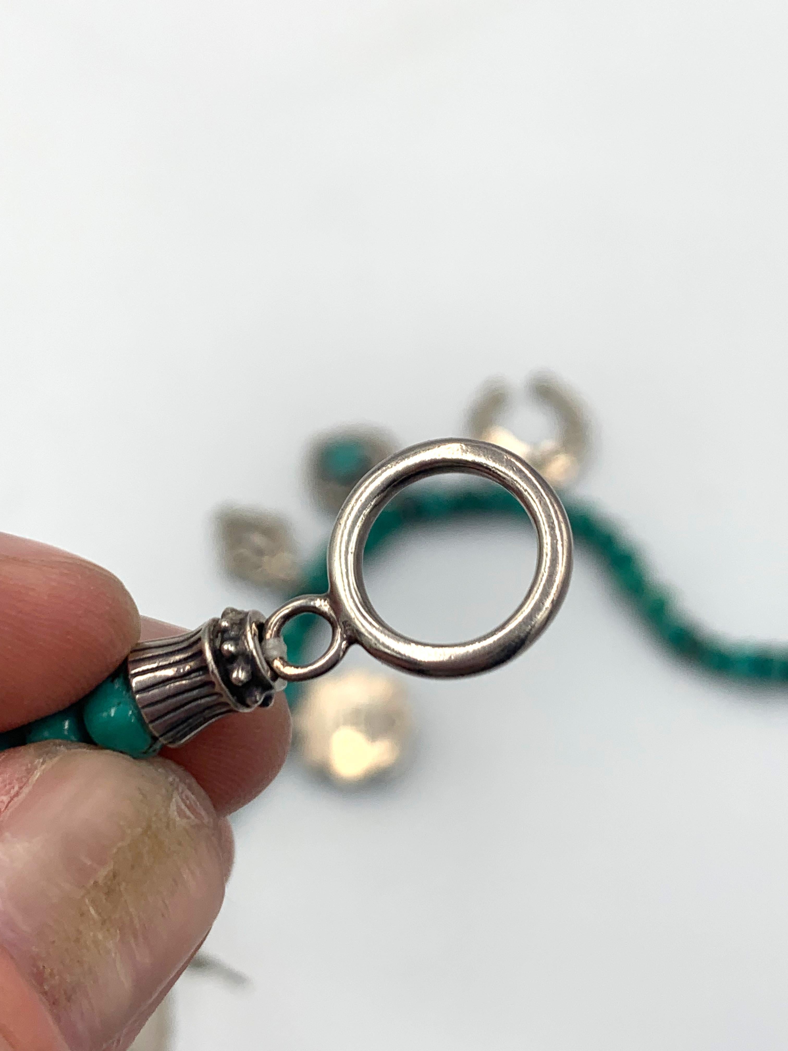 Multi-stone Charm Necklace by Leo Feeney For Sale 9