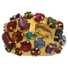 Vintage Multi-stone cluster ring, circa 1950.