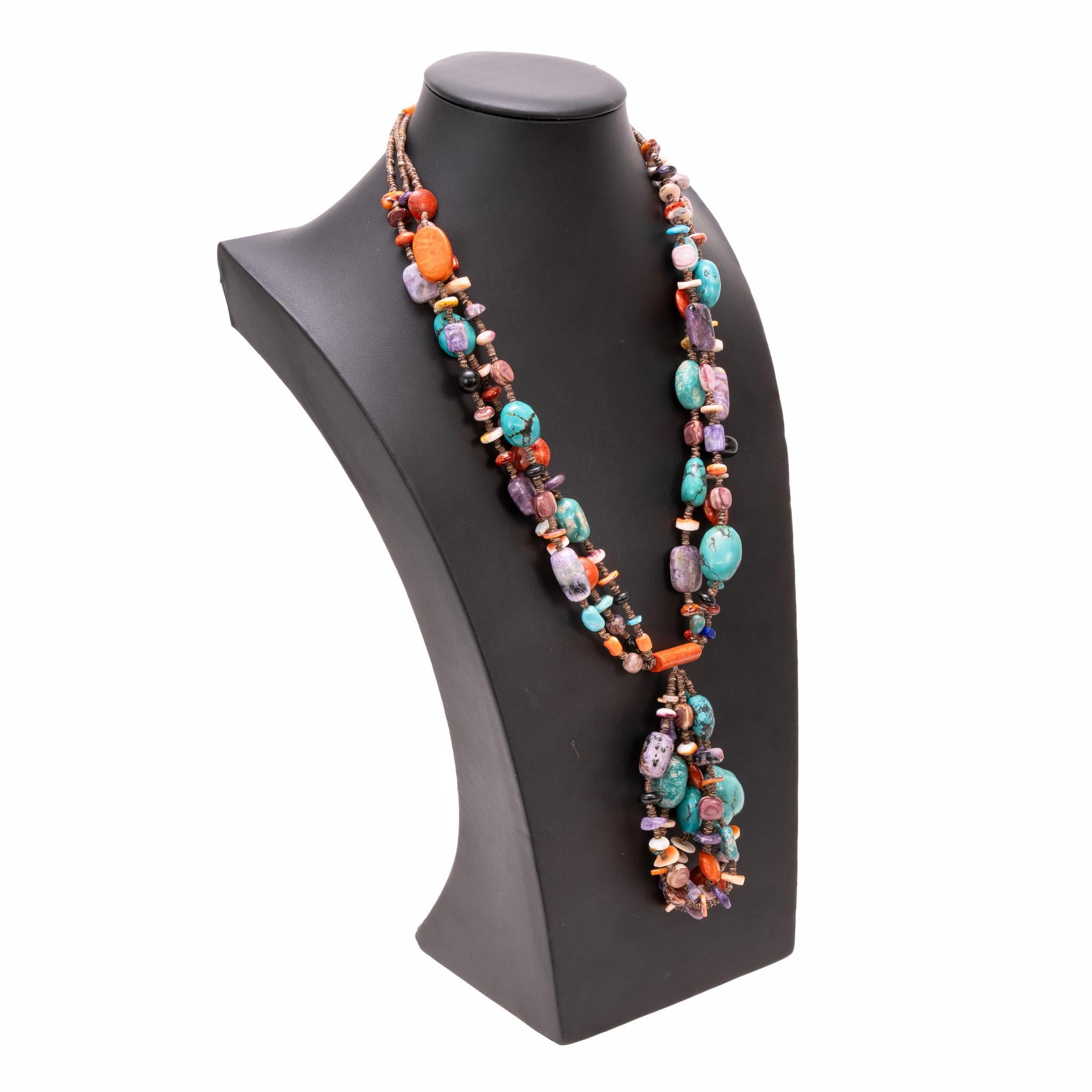 Perlina Collana con perline Jacla a più pietre in vendita