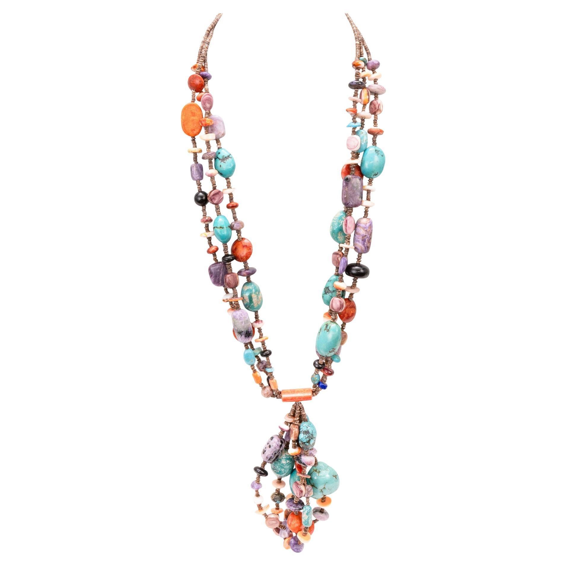 Collana con perline Jacla a più pietre