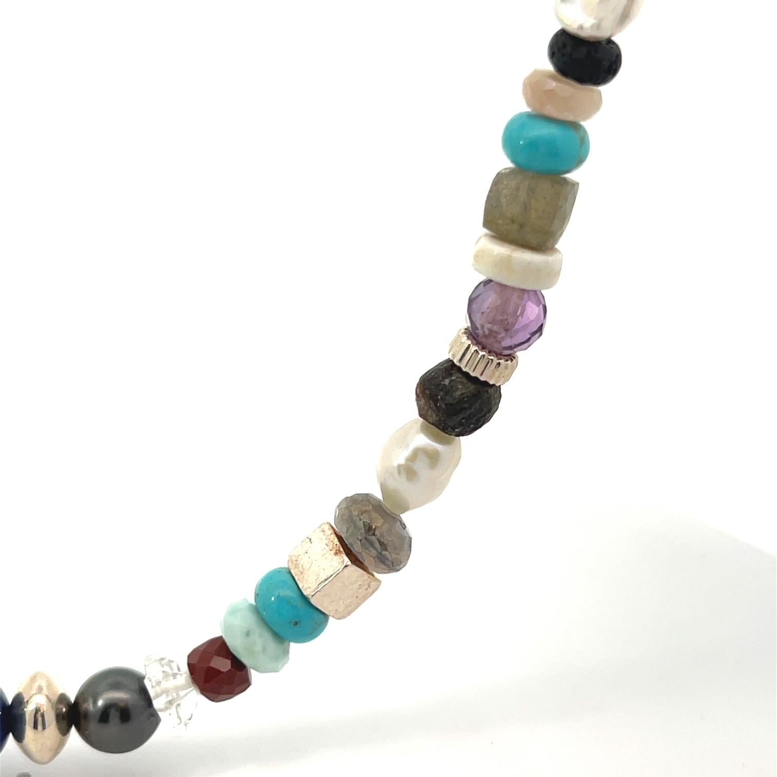 Collana multi pietra 22,5