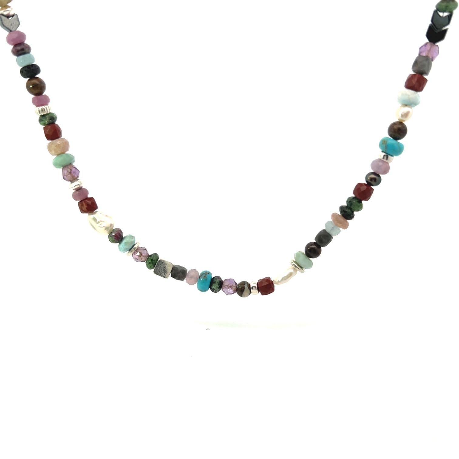 Collana multi pietra 22,5