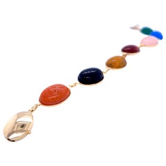 Bracelet Scarabée multi-pierres