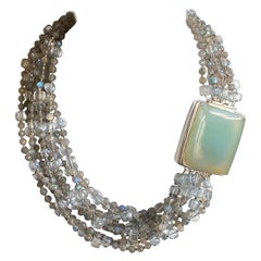 Silver Beaded Necklaces